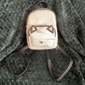 Betsey Johnson Mummy Cat and Skull Backpack
